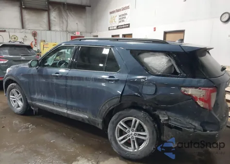 2021 Ford Explorer Xlt из США, поврежденный, VIN 1FMSK8DH6MGB30763